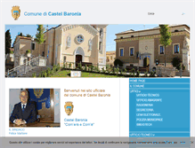 Tablet Screenshot of comunecastelbaronia.it